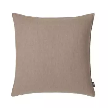 Чехол на подушку Тунис, однотонный мелкоструктурированный лен, бежевый, размер: 60 х 60 см, наполнитель подушки: без Proflax