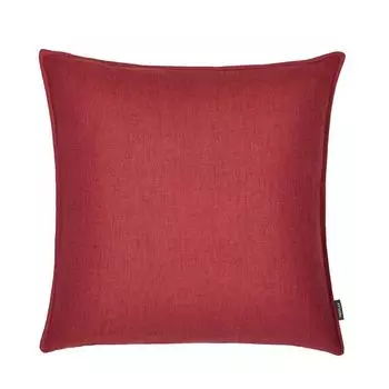 Чехол на подушку Тунис, однотонный мелкоструктурированный лен, мальва (красно-розовый), размер: 40 х 40 см, наполнитель подушки: без Proflax