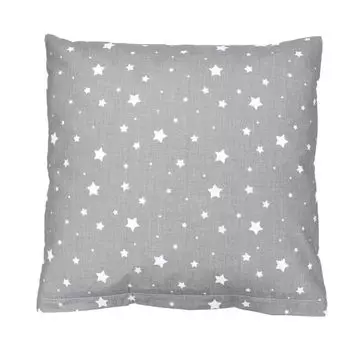Чехол на подушку TupTam Красочные наволочки с рисунком Декоративная подушка для детской и детской комнаты, Цвет: Звездно-серый, Размер: 80 x 80 см