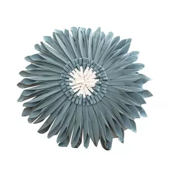 Чехол на подушку, удобный моющийся голландский флис 45x45 см, диван для гостиной, чехол для подушки с подсолнухом, домашний декор, голубой Stuttg