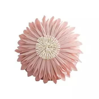 Чехол на подушку, удобный моющийся голландский флис 45x45 см, диван для гостиной, чехол для подушки с подсолнухом, домашний декор, розовый Stuttg