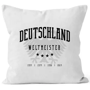 Чехол на подушку, украшение чемпионата мира по футболу, чемпион мира по футболу, орел, чехол для подушки, декоративная подушка, хлопок MoonWorks, белый, унисейз