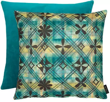 Чехол на подушку unique 46/46 см Ambiente, бирюзовый
