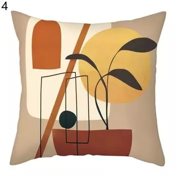 Чехол на подушку, устойчивый к морщинам, полиэстер, декоративные чехлы с рисунком листьев, товары для дома-4 Stuttg