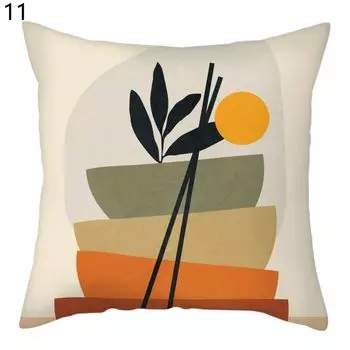 Чехол на подушку, устойчивый к морщинам, полиэстер, декоративные чехлы для подушек с принтом в виде листьев, товары для дома-11 Stuttg