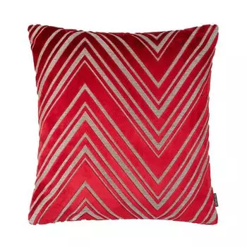 Чехол на подушку Valenzia, шипы с бархатом, красный, размер: 40 х 40 см, наполнитель подушки: без Proflax