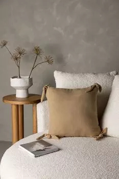 Чехол на подушку Venture Home Нора Браун, коричневый