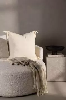 Чехол на подушку Venture Home Nora White, белый