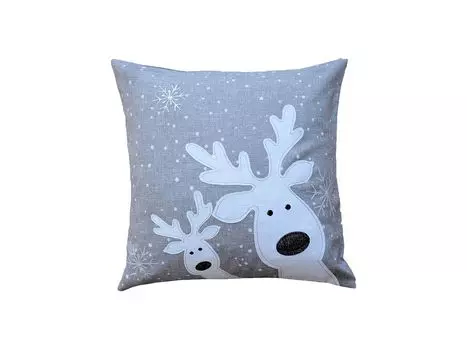 Чехол на подушку "Веселые лоси", 40 х 40 см Sander