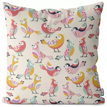 Чехол на подушку VOID All Birds Полиэстер Водонепроницаемая подушка для улицы и дома Размер: 60 x 60 см