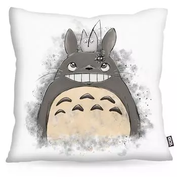 Чехол на подушку VOID Anime Duo, чехол на подушку из полиэстера, водонепроницаемый, для улицы, для дома, для дома neko сосед тонари нет, размер подушки: 60 x 60 см, цвет подушки: белый