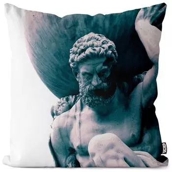 Чехол на подушку VOID Atlas Australia World, полиэстер, водонепроницаемая подушка для улицы и дома. Размер: 60 x 60 см.