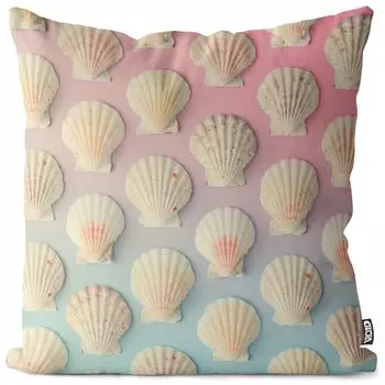 Чехол на подушку VOID Beach Shells Полиэстер Водонепроницаемая подушка для улицы и дома Размер: 80 x 80 см