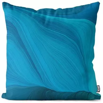 Чехол на подушку VOID Curved Speedlines, чехол для подушки из полиэстера, водонепроницаемый, для улицы и дома, размер подушки: 60 x 60 см