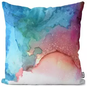 Чехол на подушку VOID, цветной взрыв, чехол для подушки, полиэстер, водонепроницаемый, для улицы, в помещении, размер подушки: 80 x 80 см