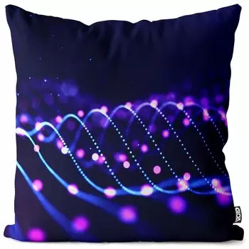 Чехол на подушку VOID Digital, чехол для подушки из полиэстера, водонепроницаемый, для улицы и дома, размер подушки: 80 x 80 см