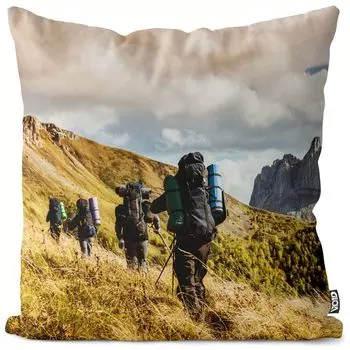 Чехол на подушку VOID для походов в горы, полиэстер, водонепроницаемая подушка для улицы и дома. Размер: 80 x 80 см.