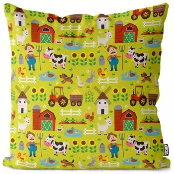 Чехол на подушку VOID для животноводческой фермы, полиэстер, водонепроницаемая подушка для улицы и дома. Размер: 80 x 80 см.