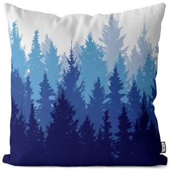 Чехол на подушку VOID Forest Скандинавия, чехол из полиэстера, водонепроницаемый, для улицы и дома, размер подушки: 60 x 60 см