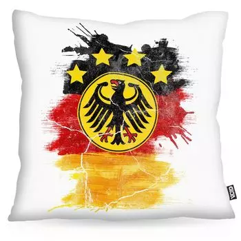 Чехол на подушку VOID Germany, чехол на подушку из полиэстера, водонепроницаемый, для улицы и дома, цвет: белый, размер подушки: 60 x 60 см