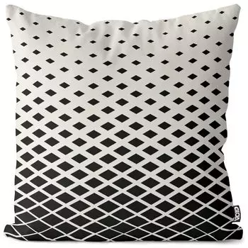 Чехол на подушку VOID Halftone Shading, полиэстер, водонепроницаемая подушка для улицы и дома. Размер: 60 x 60 см.