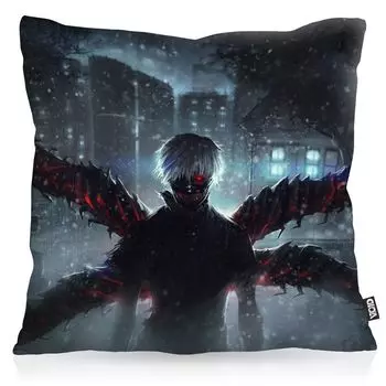 Чехол на подушку VOID Kaneki Encouter для улицы и дома, размер подушки: 80 x 80 см