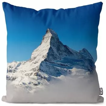 Чехол на подушку VOID Matterhorn, чехол из полиэстера, водонепроницаемый, для улицы и дома, размер подушки: 80 x 80 см