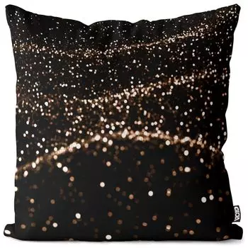 Чехол на подушку VOID Night Lights, полиэстер, водонепроницаемая подушка для улицы и дома. Размер: 80 x 80 см.