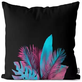 Чехол на подушку VOID Night Palms, чехол для подушки из полиэстера, водонепроницаемый, для улицы и дома, размер подушки: 60 x 60 см