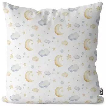 Чехол на подушку VOID Night Sky, полиэстер, водонепроницаемая подушка для улицы и дома. Размер: 80 x 80 см.