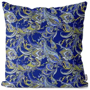 Чехол на подушку VOID Orient Paisley, чехол из полиэстера, водонепроницаемый, для улицы и дома, размер подушки: 60 x 60 см