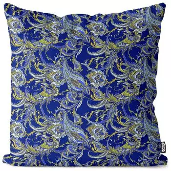 Чехол на подушку VOID Orient Paisley, чехол из полиэстера, водонепроницаемый, для улицы и дома, размер подушки: 80 x 80 см