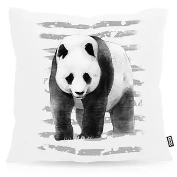 Чехол на подушку VOID Panda для улицы, дома, джунглей, Азия, лето, размер подушки: 80 x 80 см