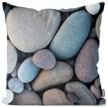 Чехол на подушку VOID Pebbles Полиэстер Водонепроницаемая подушка для улицы и дома Размер: 80 x 80 см