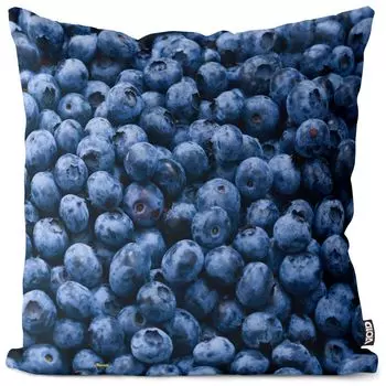 Чехол на подушку VOID с черникой, полиэстер, водонепроницаемая подушка для улицы и дома. Размер: 80 x 80 см.