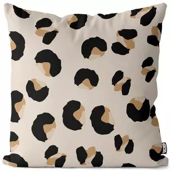 Чехол на подушку VOID с леопардовым узором, полиэстер, водонепроницаемая подушка для улицы и дома. Размер: 80 x 80 см.