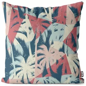 Чехол на подушку VOID с тропическим лесом, полиэстер, водонепроницаемая подушка для улицы и дома. Размер: 60 x 60 см.