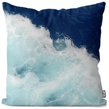 Чехол на подушку VOID Sea Sound Полиэстер Водонепроницаемая подушка для улицы и дома Размер: 60 x 60 см
