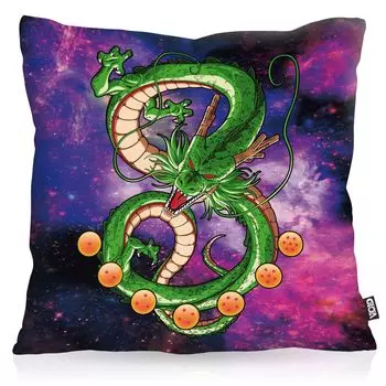 Чехол на подушку VOID Shenlong Dragon, полиэстер, водонепроницаемый, для улицы, для дома, Dragon Z, Goku Vegeta Roshi, шариковая подушка Размер: 60 x 60 см