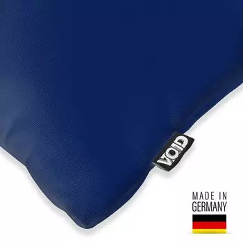 Чехол на подушку VOID, устойчивый к атмосферным воздействиям чехол на подушку, полиэстер, водонепроницаемая декоративная подушка, уличная подушка, декоративная подушка, размер подушки: 60 x 60 см, цвет подушки: темно-синий