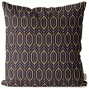 Чехол на подушку VOID в стиле арт-деко с мелким рисунком, чехол для подушки из полиэстера, водонепроницаемый, для улицы и дома, размер подушки: 60 x 60 см