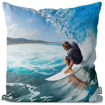 Чехол на подушку VOID Wave Riding Полиэстер Водонепроницаемая подушка для улицы и дома Размер: 60 x 60 см