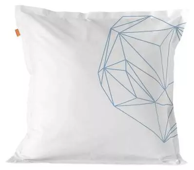 Чехол на подушку в форме сердца Blanc., мультколор