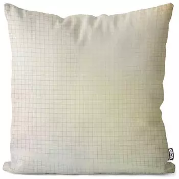 Чехол на подушку в клетку VOID Чехол на подушку Полиэстер Водонепроницаемая подушка для улицы и дома Размер: 80 x 80 см