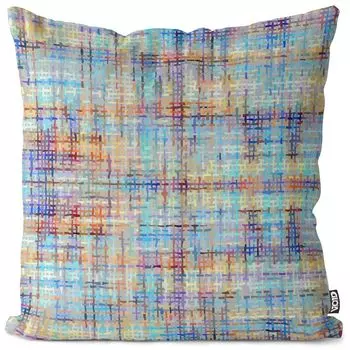 Чехол на подушку в твидовом стиле VOID, водонепроницаемая подушка из полиэстера для улицы и дома. Размер: 80 x 80 см.