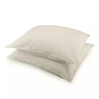 Чехол на подушку Walra хрустящий хлопковый песок - 2x 80x80 см