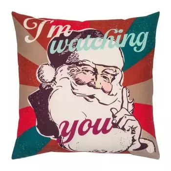 Чехол на подушку WATCH 45 x 45 см красный на молнии pad