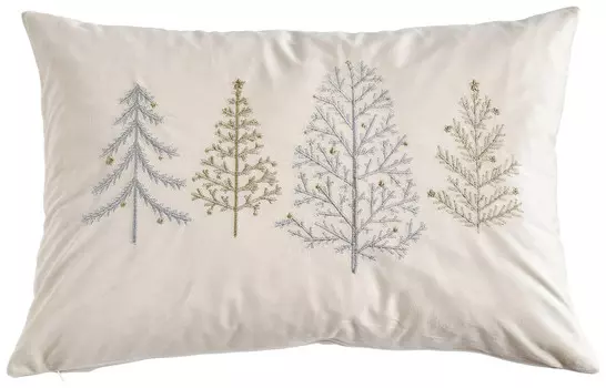 Чехол на подушку X-Mas, 40x60 см, белый