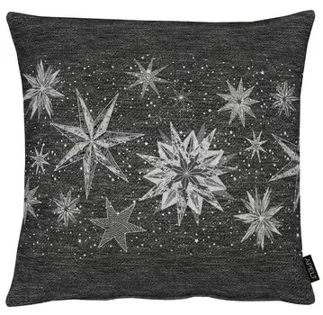 Чехол на подушку X-Mas, 49x49 см, антрацит