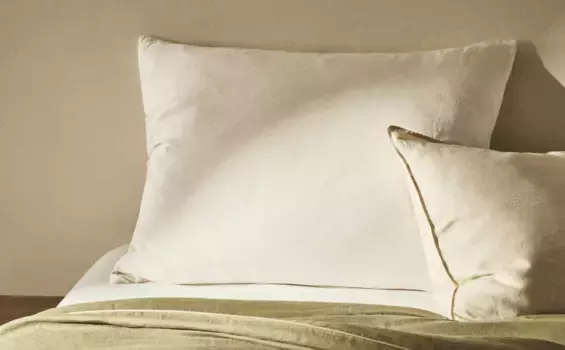 Чехол на подушку xxl Zara Home, экрю